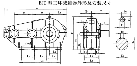BJT125��BJT145��BJT175��BJT215��BJT255��BJT300��BJT350��BJT400�����h(hu��n)�p�ٙC(j��)���μ����b�ߴ�
