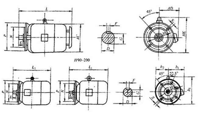 YKZ��FXZ�����ƄӮ���늄әC���γߴ磨H80��H160��